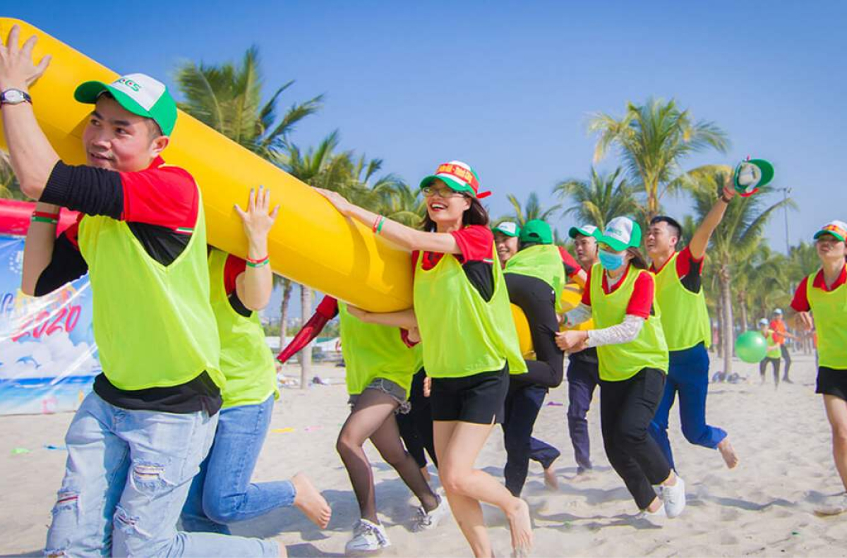 Tổ chức team building với các trò chơi đồng đội siêu vui nhộn
