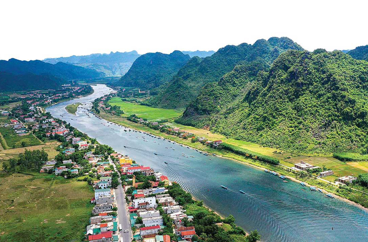 Dòng sông và đôi bờ xanh mát