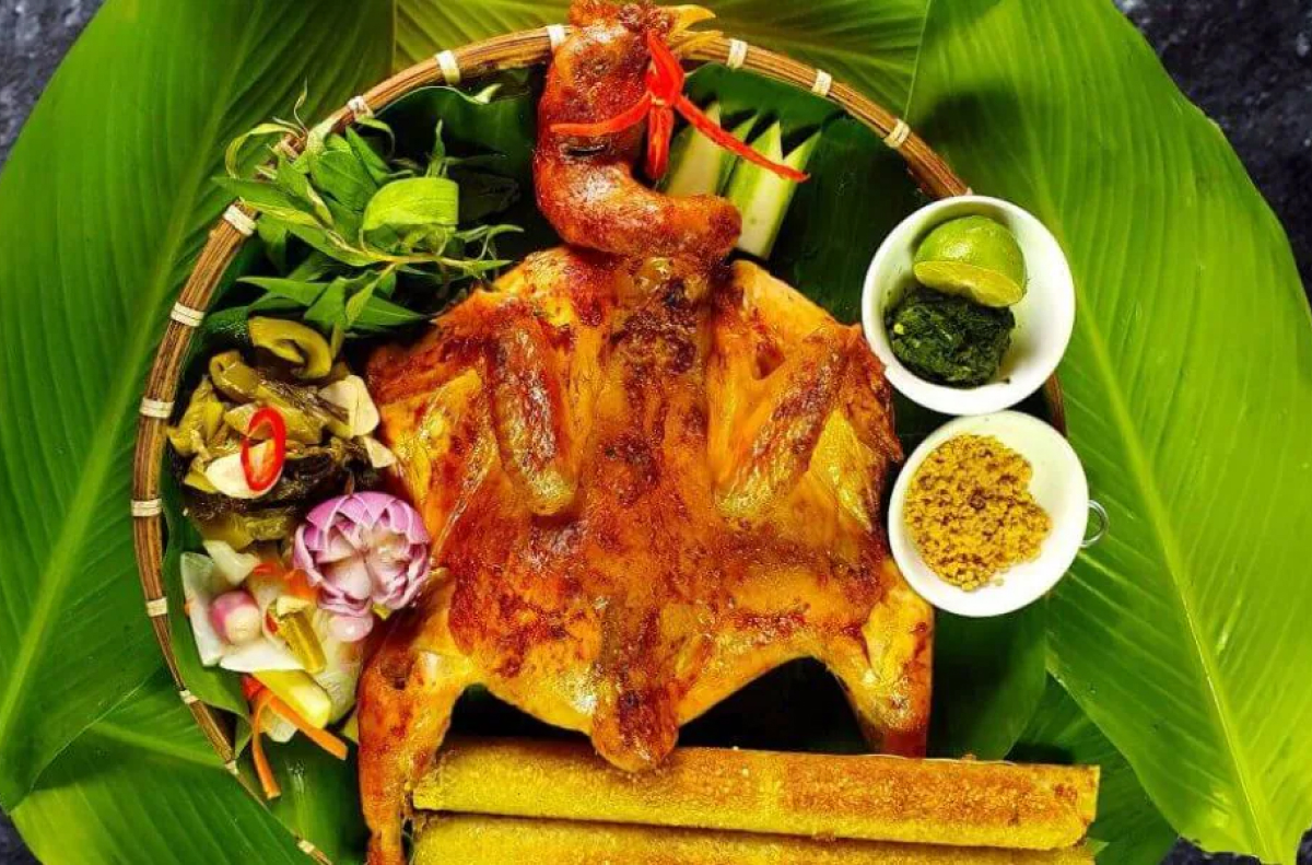 Gà bản nướng