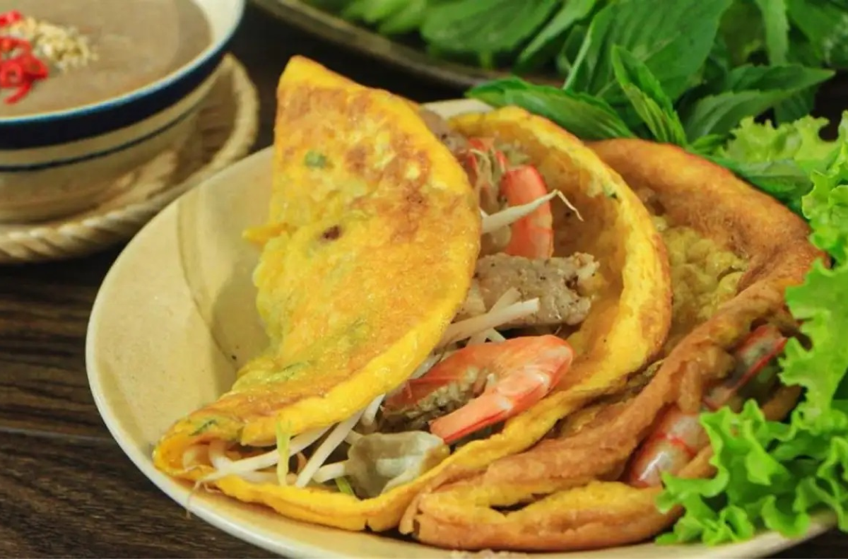 Bánh khoái Chợ Ba Đồn