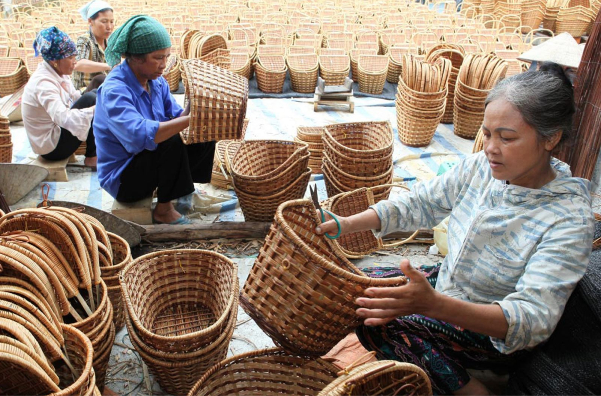 Làng đan lát Thọ Đơn – Nghệ thuật từ tre nứa vang vọng bốn thế kỷ