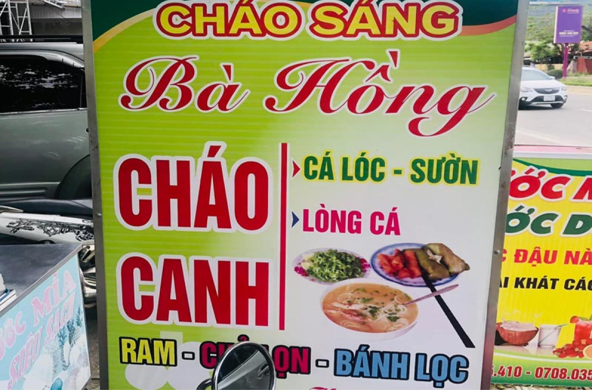 Quán Bà Hồng – địa chỉ ăn Cháo canh ngon tại Quảng Bình