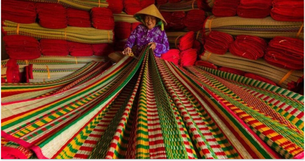 làng nghề chiếu cói quảng bình