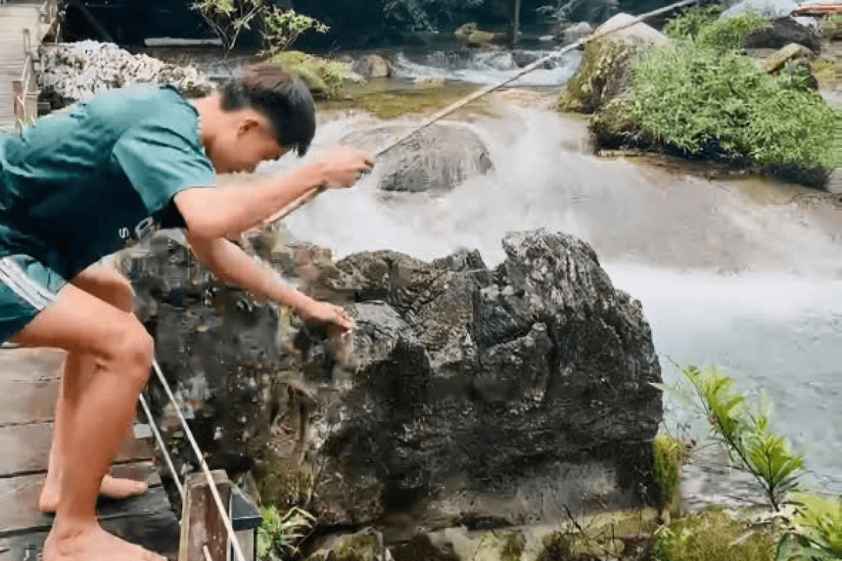 Trải nghiệm câu cá suối Chà Cùng thực tế như thế nào?