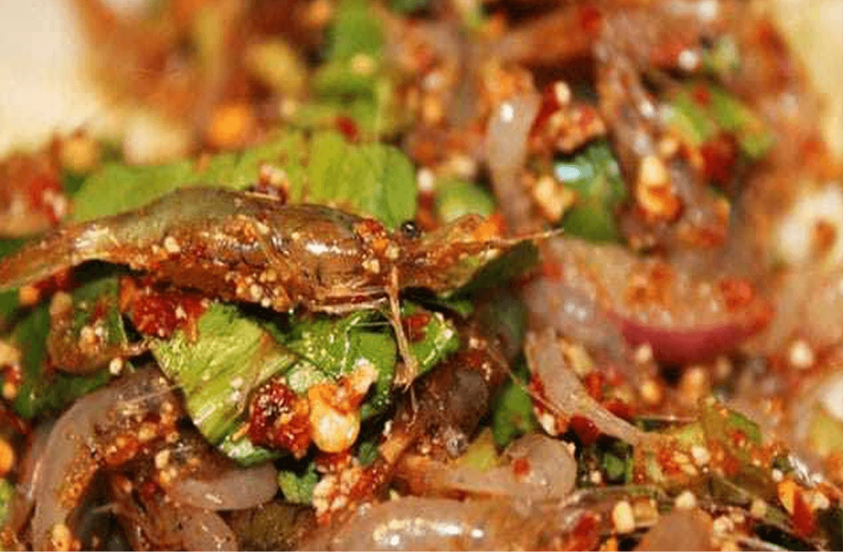 Gỏi Tép Nhảy Quảng Trị – Món Ngon Độc Đáo Gây Thương Nhớ 2 Điểm đặc sắc của gỏi tép nhảy Quảng Trị