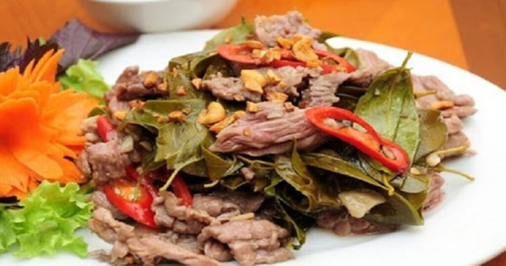 Thịt Trâu Lá Trơng – Tinh Hoa Ẩm Thực Núi Rừng Quảng Trị