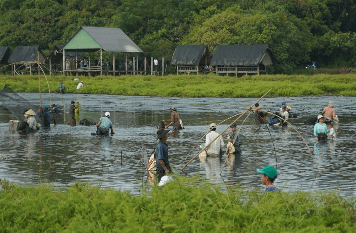Hòa mình vào lễ hội phá trằm đậm bản sắc địa phương
